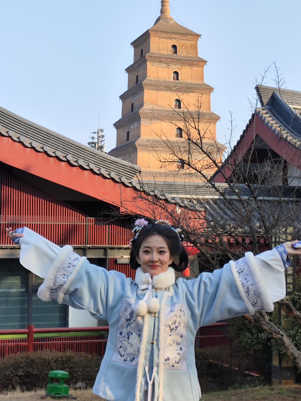 漂亮宝贝&大雁塔